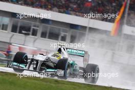 Nico Rosberg (GER), Mercedes GP  21.07.2012. Formula 1 World Championship, Rd 10, German Grand Prix, Hockenheim, Germany, Qualifying Day