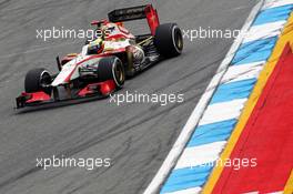 Pedro De La Rosa (ESP) HRT Formula 1 Team F112. 21.07.2012. Formula 1 World Championship, Rd 10, German Grand Prix, Hockenheim, Germany, Qualifying Day