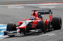 Timo Glock (GER) Marussia F1 Team MR01. 21.07.2012. Formula 1 World Championship, Rd 10, German Grand Prix, Hockenheim, Germany, Qualifying Day