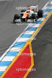 Paul di Resta (GBR) Sahara Force India VJM05. 21.07.2012. Formula 1 World Championship, Rd 10, German Grand Prix, Hockenheim, Germany, Qualifying Day