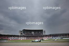 Michael Schumacher (GER), Mercedes GP under dark clouds 21.07.2012. Formula 1 World Championship, Rd 10, German Grand Prix, Hockenheim, Germany, Qualifying Day