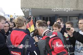 Sebastian Vettel (GER), Red Bull Racing signs Autographs 21.07.2012. Formula 1 World Championship, Rd 10, German Grand Prix, Hockenheim, Germany, Qualifying Day