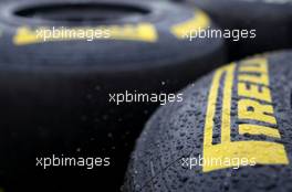 Pirelli tires  21.07.2012. Formula 1 World Championship, Rd 10, German Grand Prix, Hockenheim, Germany, Qualifying Day