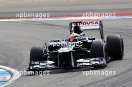 Pastor Maldonado (VEN) Williams FW34. 21.07.2012. Formula 1 World Championship, Rd 10, German Grand Prix, Hockenheim, Germany, Qualifying Day