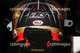 The helmet of Romain Grosjean (FRA) Lotus F1 Team. 21.07.2012. Formula 1 World Championship, Rd 10, German Grand Prix, Hockenheim, Germany, Qualifying Day