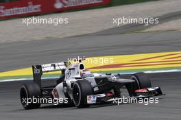 Kamui Kobayashi (JAP), Sauber F1 Team 21.07.2012. Formula 1 World Championship, Rd 10, German Grand Prix, Hockenheim, Germany, Qualifying Day
