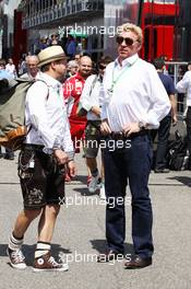 Boris Becker (GER) Tennis Legend. 22.07.2012. Formula 1 World Championship, Rd 10, German Grand Prix, Hockenheim, Germany, Race Day