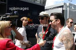 Interview with Boss Hoss, German Country Band 22.07.2012. Formula 1 World Championship, Rd 10, German Grand Prix, Hockenheim, Germany, Race Day
