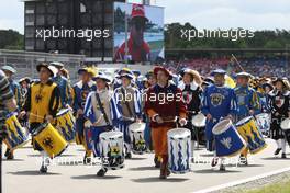 A parade on the circuit 22.07.2012. Formula 1 World Championship, Rd 10, German Grand Prix, Hockenheim, Germany, Race Day