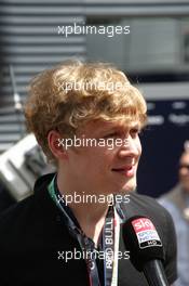 Matthias Schweighoefer, German Actor 22.07.2012. Formula 1 World Championship, Rd 10, German Grand Prix, Hockenheim, Germany, Race Day