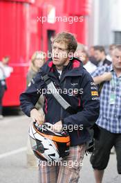 Sebastian Vettel (GER), Red Bull Racing 22.07.2012. Formula 1 World Championship, Rd 10, German Grand Prix, Hockenheim, Germany, Race Day