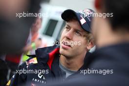 Sebastian Vettel (GER), Red Bull Racing  19.07.2012. Formula 1 World Championship, Rd 10, German Grand Prix, Hockenheim, Germany, Preparation Day