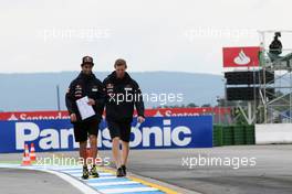Daniel Ricciardo (AUS) Scuderia Toro Rosso walks the circuit. 19.07.2012. Formula 1 World Championship, Rd 10, German Grand Prix, Hockenheim, Germany, Preparation Day