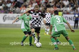 "Kick for Kids" Commerzbank Arena Frankfurt, Maro Engel Team "Nazionale Piloti" 18.07.2012. Formula 1 World Championship, Rd 10, German Grand Prix, Hockenheim, Germany, Preparation Day