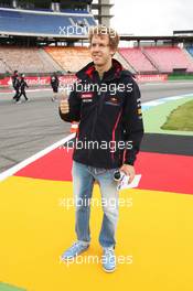 Sebastian Vettel (GER) Red Bull Racing. 19.07.2012. Formula 1 World Championship, Rd 10, German Grand Prix, Hockenheim, Germany, Preparation Day