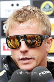 Kimi Raikkonen (FIN) Lotus F1 Team. 19.07.2012. Formula 1 World Championship, Rd 10, German Grand Prix, Hockenheim, Germany, Preparation Day