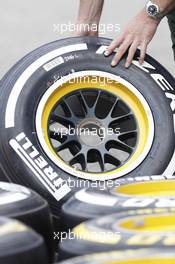 Pirelli Tires 19.07.2012. Formula 1 World Championship, Rd 10, German Grand Prix, Hockenheim, Germany, Preparation Day