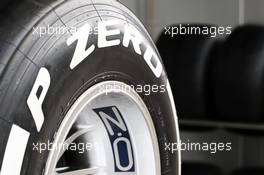 Pirelli tyre. 19.07.2012. Formula 1 World Championship, Rd 10, German Grand Prix, Hockenheim, Germany, Preparation Day