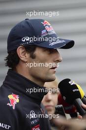 Mark Webber (AUS), Red Bull Racing 19.07.2012. Formula 1 World Championship, Rd 10, German Grand Prix, Hockenheim, Germany, Preparation Day