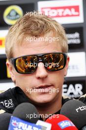 Kimi Raikkonen (FIN) Lotus F1 Team. 19.07.2012. Formula 1 World Championship, Rd 10, German Grand Prix, Hockenheim, Germany, Preparation Day