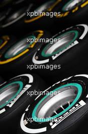 Pirelli tyres. 19.07.2012. Formula 1 World Championship, Rd 10, German Grand Prix, Hockenheim, Germany, Preparation Day