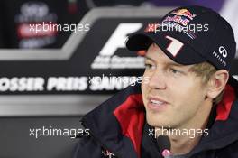 Sebastian Vettel (GER), Red Bull Racing 19.07.2012. Formula 1 World Championship, Rd 10, German Grand Prix, Hockenheim, Germany, Preparation Day