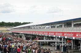Pitwalk for the Fans 19.07.2012. Formula 1 World Championship, Rd 10, German Grand Prix, Hockenheim, Germany, Preparation Day