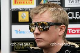 Kimi Raikkonen (FIN), Lotus F1 Team 19.07.2012. Formula 1 World Championship, Rd 10, German Grand Prix, Hockenheim, Germany, Preparation Day