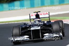 Valtteri Bottas (FIN) Williams FW34 Third Driver. 27.07.2012. Formula 1 World Championship, Rd 11, Hungarian Grand Prix, Budapest, Hungary, Practice Day