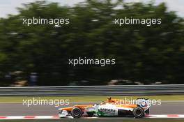 Nico Hulkenberg (GER) Sahara Force India F1 VJM05. 27.07.2012. Formula 1 World Championship, Rd 11, Hungarian Grand Prix, Budapest, Hungary, Practice Day