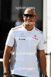 Lewis Hamilton (GBR) McLaren. 27.07.2012. Formula 1 World Championship, Rd 11, Hungarian Grand Prix, Budapest, Hungary, Practice Day