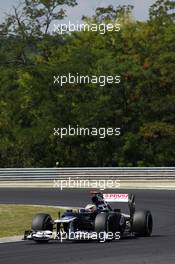 Pastor Maldonado (VEN) Williams FW34. 27.07.2012. Formula 1 World Championship, Rd 11, Hungarian Grand Prix, Budapest, Hungary, Practice Day