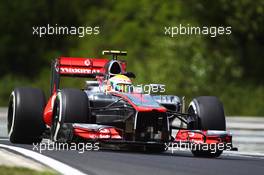 Lewis Hamilton (GBR) McLaren MP4/27. 27.07.2012. Formula 1 World Championship, Rd 11, Hungarian Grand Prix, Budapest, Hungary, Practice Day