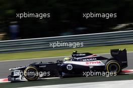 Bruno Senna (BRA) Williams FW34. 27.07.2012. Formula 1 World Championship, Rd 11, Hungarian Grand Prix, Budapest, Hungary, Practice Day