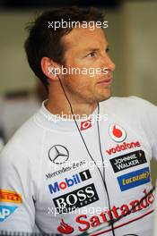 Jenson Button (GBR) McLaren. 27.07.2012. Formula 1 World Championship, Rd 11, Hungarian Grand Prix, Budapest, Hungary, Practice Day