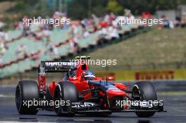 Charles Pic (FRA) Marussia F1 Team MR01. 27.07.2012. Formula 1 World Championship, Rd 11, Hungarian Grand Prix, Budapest, Hungary, Practice Day