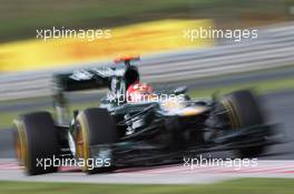 Heikki Kovalainen (FIN) Caterham CT01. 27.07.2012. Formula 1 World Championship, Rd 11, Hungarian Grand Prix, Budapest, Hungary, Practice Day