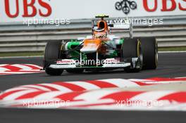 Nico Hulkenberg (GER) Sahara Force India F1 VJM05. 27.07.2012. Formula 1 World Championship, Rd 11, Hungarian Grand Prix, Budapest, Hungary, Practice Day