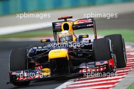 Sebastian Vettel (GER) Red Bull Racing RB8. 27.07.2012. Formula 1 World Championship, Rd 11, Hungarian Grand Prix, Budapest, Hungary, Practice Day