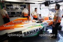 Paul di Resta (GBR) Sahara Force India VJM05. 27.07.2012. Formula 1 World Championship, Rd 11, Hungarian Grand Prix, Budapest, Hungary, Practice Day