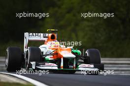 Jules Bianchi (FRA) Sahara Force India F1 Team VJM05 Third Driver. 27.07.2012. Formula 1 World Championship, Rd 11, Hungarian Grand Prix, Budapest, Hungary, Practice Day