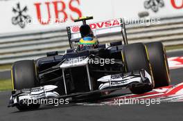 Bruno Senna (BRA) Williams FW34. 27.07.2012. Formula 1 World Championship, Rd 11, Hungarian Grand Prix, Budapest, Hungary, Practice Day