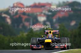 Mark Webber (AUS) Red Bull Racing RB8. 27.07.2012. Formula 1 World Championship, Rd 11, Hungarian Grand Prix, Budapest, Hungary, Practice Day