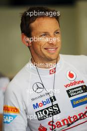 Jenson Button (GBR) McLaren. 27.07.2012. Formula 1 World Championship, Rd 11, Hungarian Grand Prix, Budapest, Hungary, Practice Day