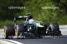 Vitaly Petrov (RUS) Caterham CT01. 27.07.2012. Formula 1 World Championship, Rd 11, Hungarian Grand Prix, Budapest, Hungary, Practice Day