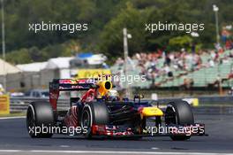 Sebastian Vettel (GER) Red Bull Racing RB8. 27.07.2012. Formula 1 World Championship, Rd 11, Hungarian Grand Prix, Budapest, Hungary, Practice Day