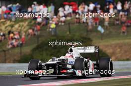 Kamui Kobayashi (JPN) Sauber C31. 27.07.2012. Formula 1 World Championship, Rd 11, Hungarian Grand Prix, Budapest, Hungary, Practice Day