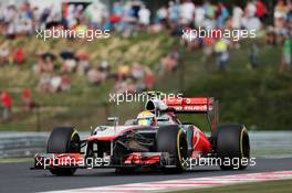 Lewis Hamilton (GBR) McLaren MP4/27. 27.07.2012. Formula 1 World Championship, Rd 11, Hungarian Grand Prix, Budapest, Hungary, Practice Day