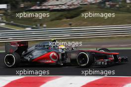 Lewis Hamilton (GBR) McLaren MP4/27. 27.07.2012. Formula 1 World Championship, Rd 11, Hungarian Grand Prix, Budapest, Hungary, Practice Day