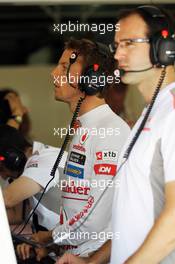 Jenson Button (GBR) McLaren. 27.07.2012. Formula 1 World Championship, Rd 11, Hungarian Grand Prix, Budapest, Hungary, Practice Day